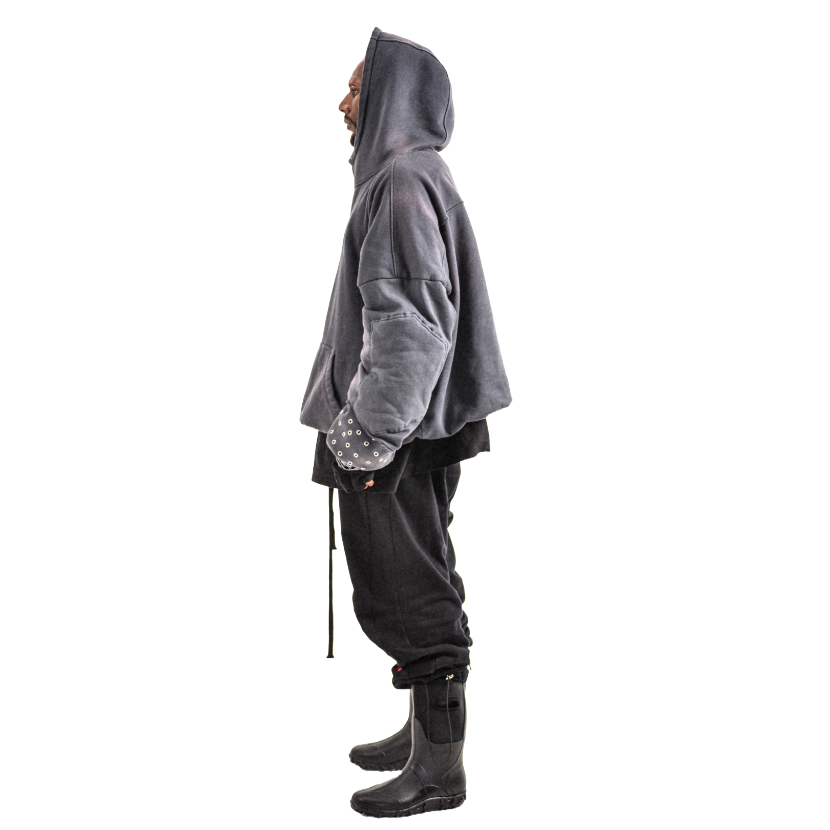 Grey Nacirema Hoodie